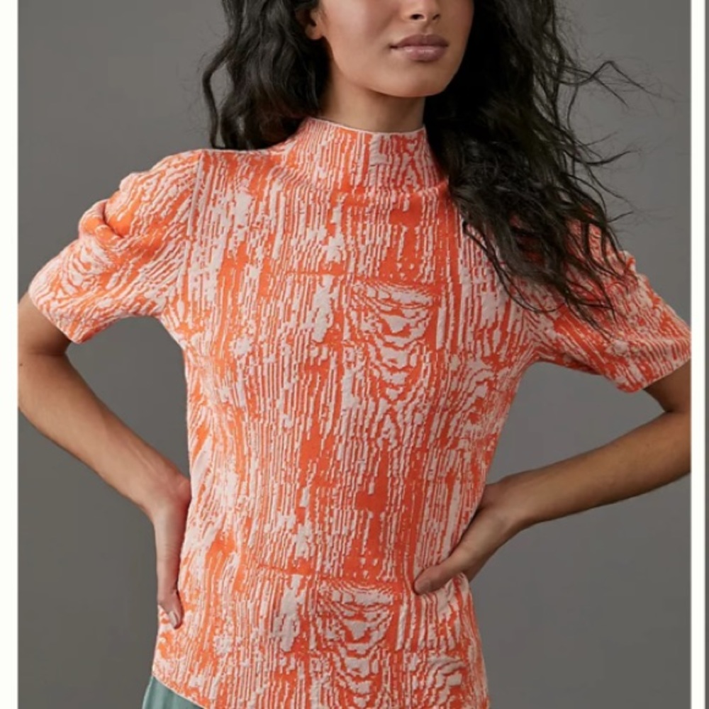 Anthropologie Maeve Bosca Sweater Tee